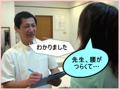 キチンとお話をお聞きします